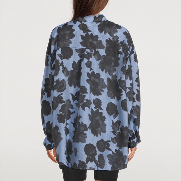 Samsoe Samsoe Gitte shirt Serenity glow Size XS/S Linen blend - Picture 2 of 13